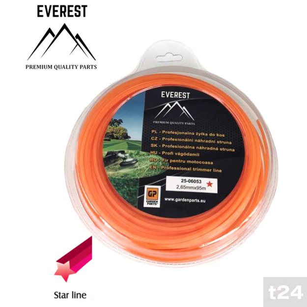 Pjovimo gija – žvaigždutė 2.65 mm x 95 m, EVEREST  