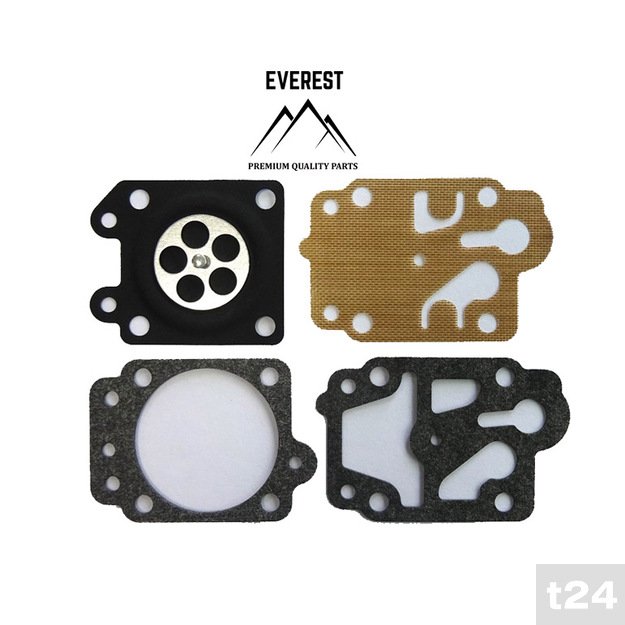 Membranų komplektas grandininiams pjūklams 26cc, 32cc, 43cc, 52cc EVEREST