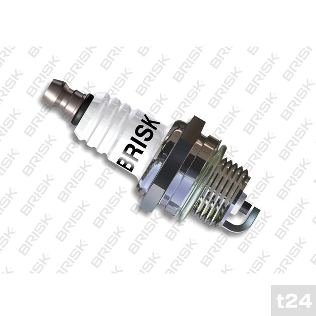 Uždegimo žvakė Brisk PR15Y pjūklams, krūmapjovėms, didelis sriegis su rezistoriumi