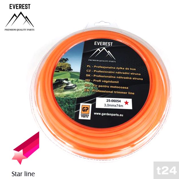 Pjovimo gija – žvaigždutė 3.0 mm x 74 m, EVEREST  