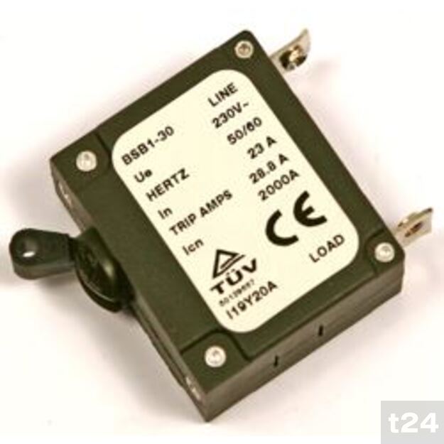 Srovės saugiklis 13 A (antras)