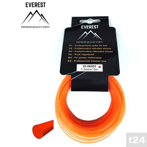Pjovimo gija – apvali 1.3 mm x 15 m, Everest