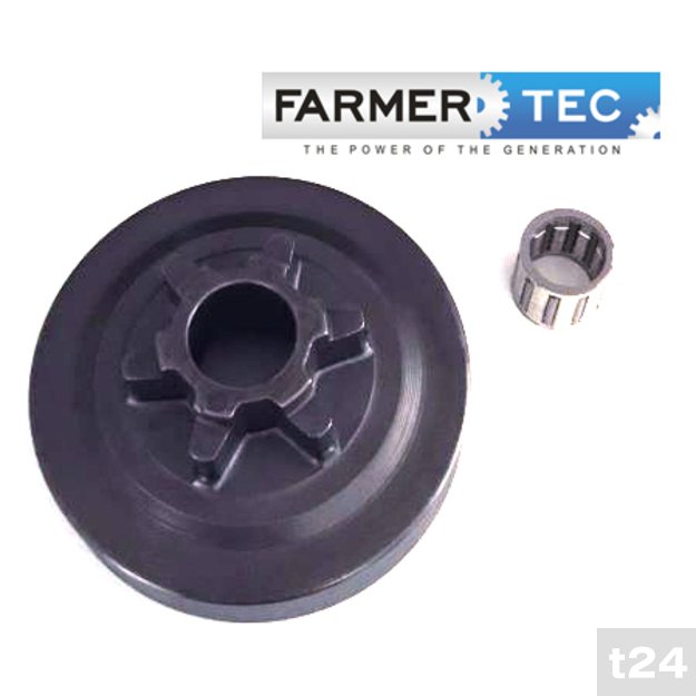 Starterio šuniukai 3/8 6 dantų kiniški pjūklai 25cc Farmertec  