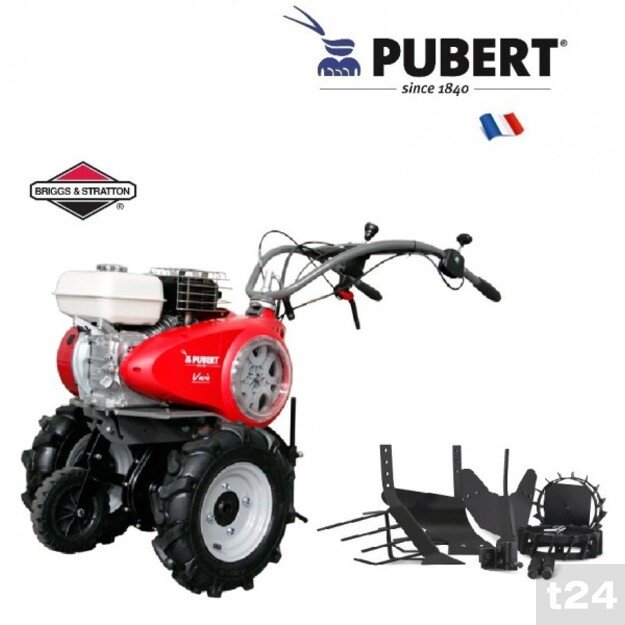 Benzininis motoblokas PUBERT JUNIOR 60 H + ROMAXIQJ (90 cm; Honda 4.0 kW)