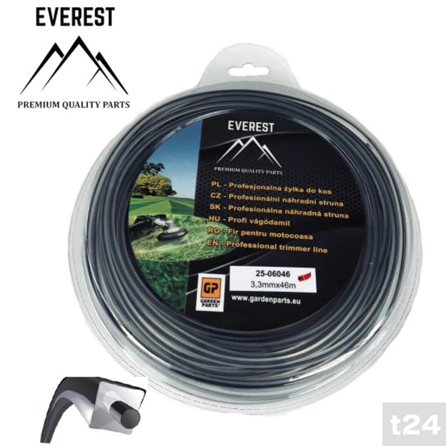 Pjovimo gija – DUAL POWER LINE 3.3 mm x 46 m, EVEREST  