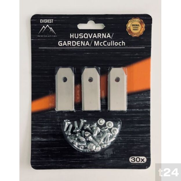 Robotinės vejapjovės peilis Husqvarna Gardena 43 mm – dabar 30 vnt. EVEREST