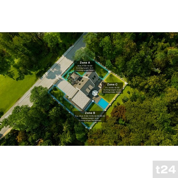 RoboUp CRT1200 išmanusis vejos robotukas (Belaidis, AI Camera, GPS, 2026 m.) 6