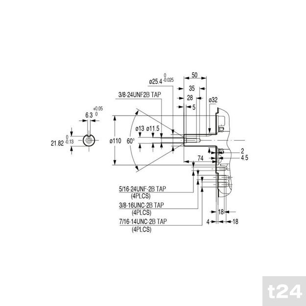 Benzininis variklis HONDA GX630 (20.8 AG; 25.4 mm velenas)