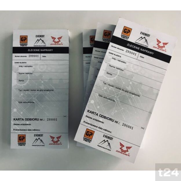 Paslaugų kortelės 100 vnt.