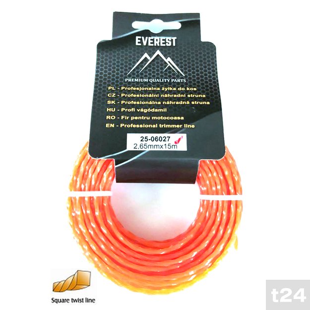 Pjovimo gija TWIST 2.65mm 15M EVEREST