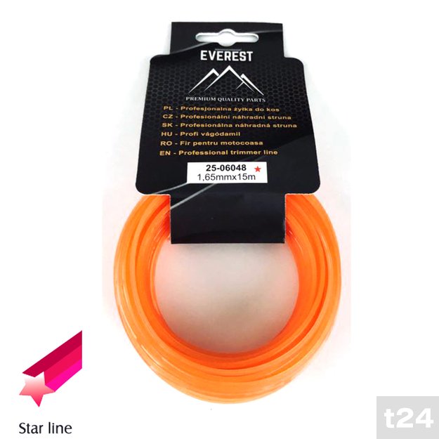 Pjovimo gija - žvaigždė 1.65mm 15M EVEREST