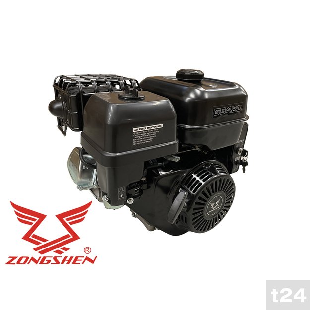 VARIKLIS ZONGSHEN GB420 420cc 13.0 horizontalus velenas ELEKTRINIS STARTER