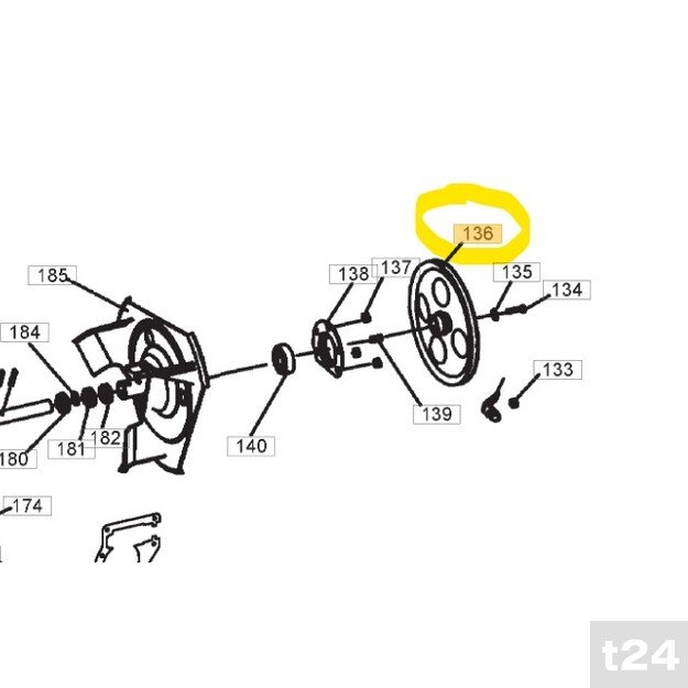 Skriemulys diržo Alpina valytuvo 2011 m.
