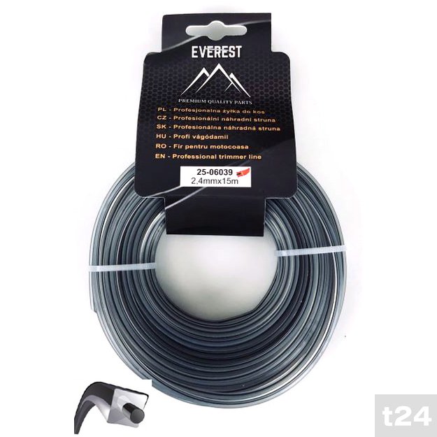 Pjovimo gija DUAL POWER LINE 2.4mm 15M EVEREST