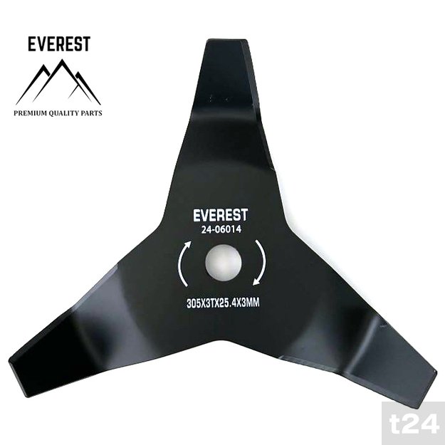 UNIVERZÁLNY MULČOVACÍ 3 DANTŲ PJOVIMO KRAŠTAS 25,4 mm PLOTIS 305 mm EVEREST