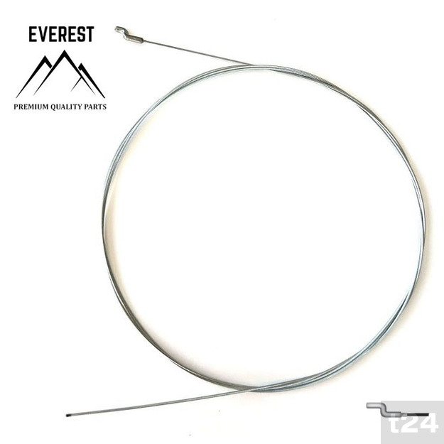 Universalus plieninis trosas 2,5 m (pabaiga) Everest