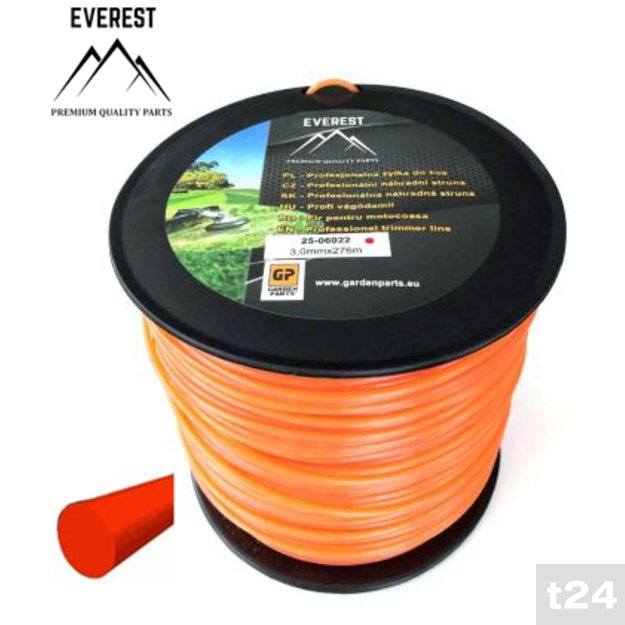 Pjovimo gija – apvali 3.0 mm x 276 m, EVEREST  
