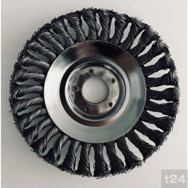 Plieninis šepetys Burin 15 cm  