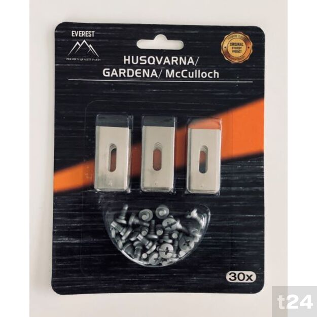 Husqvarna Gardena nauji robotinės vejapjovės peiliai 35 mm – dabar 30 vnt. EVEREST