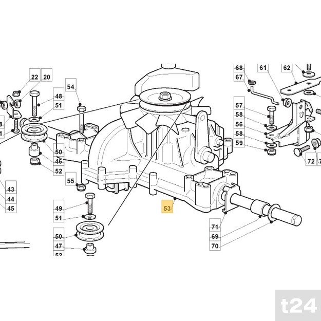 HYDRO TRANSAXLE K46S 80194-VK1-003 Greičių dėžė Honda